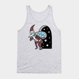 Mushroom Santa Claus Tank Top